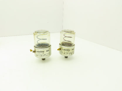 Lubesite 360 Automatic Grease Feeder 6oz Cup 3/8"npt  Lot of 2