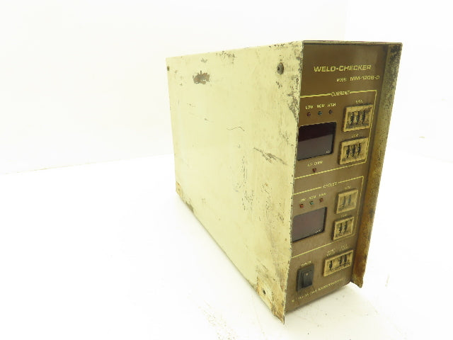 Miyachi Electronic MM-120B-D Weld Checker LCD Display 120VAC Read Description