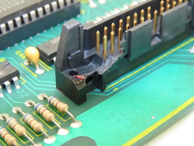 Technitron Inc. PCB 625300G Printed Circuit Board PCB Card W/Broken Ribbon Conn