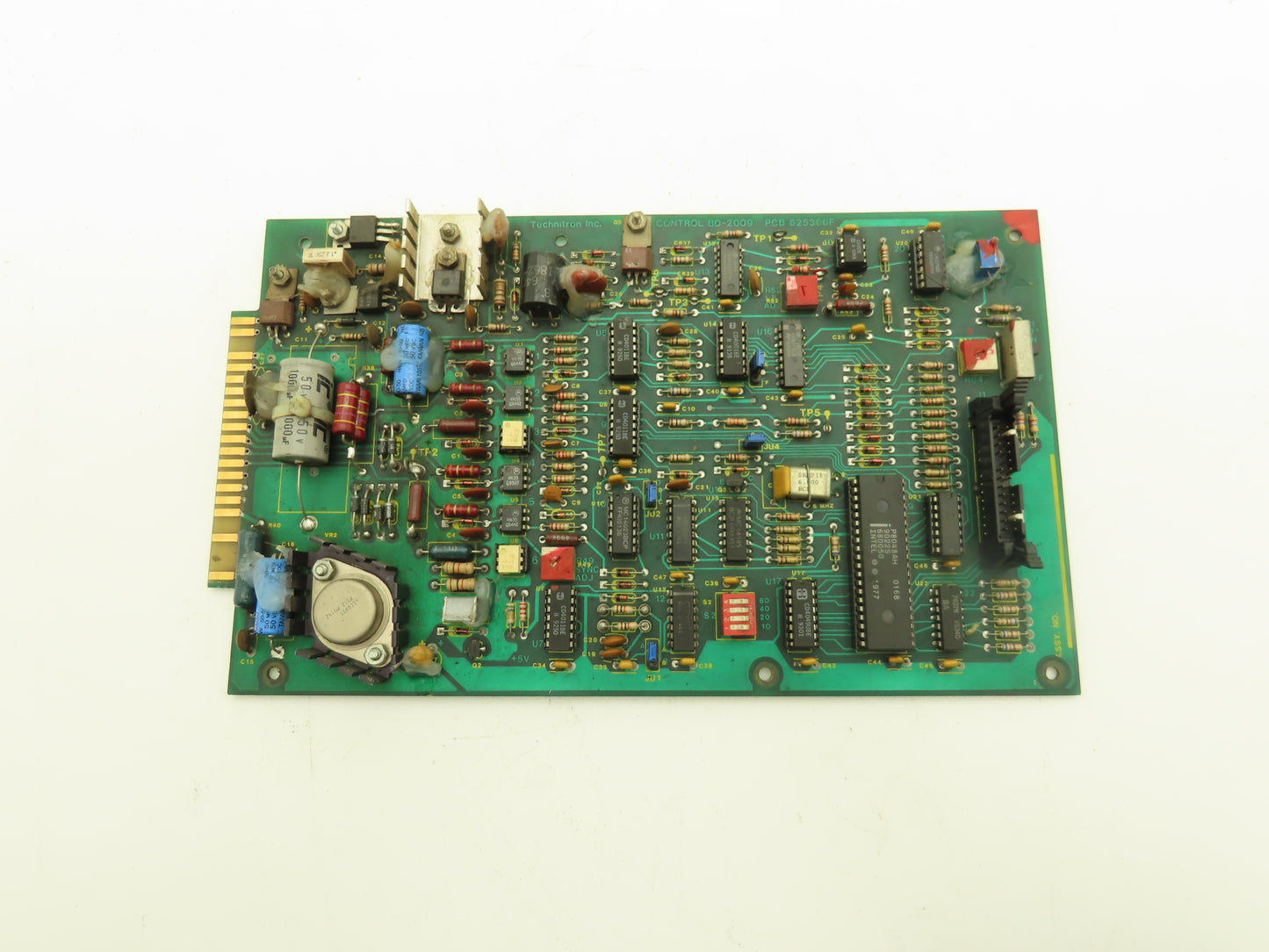 Technitron Inc. PCB 625300F Printed Circuit Board PCB Card With Ribbon Conn