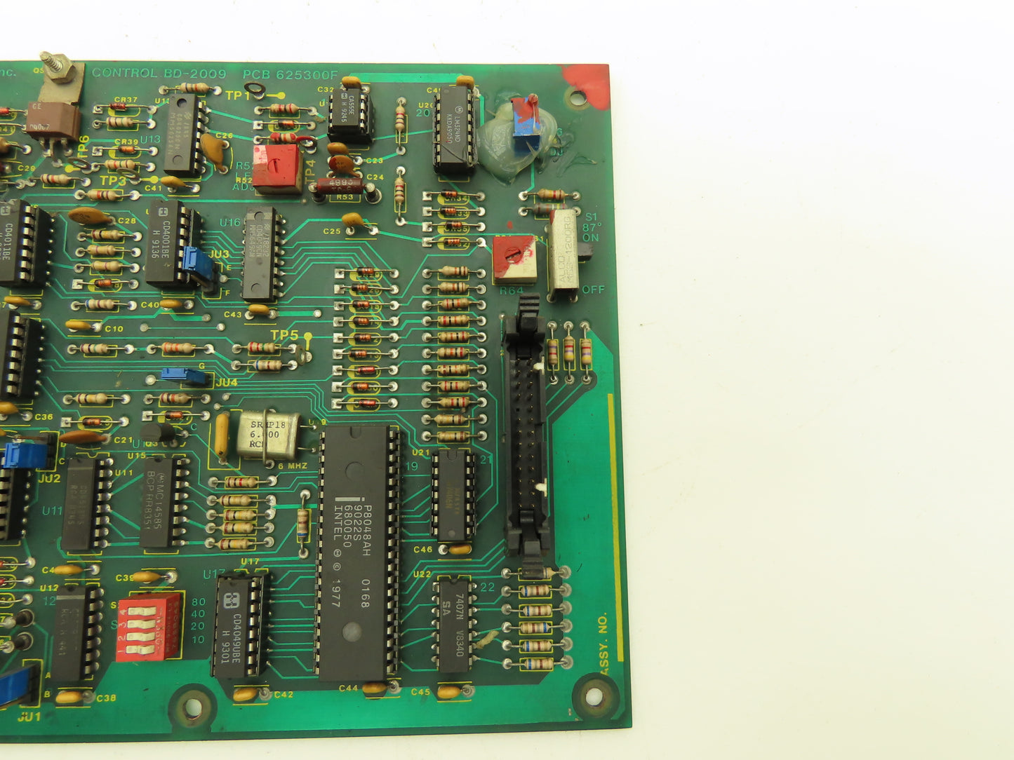 Technitron Inc. PCB 625300F Printed Circuit Board PCB Card With Ribbon Conn