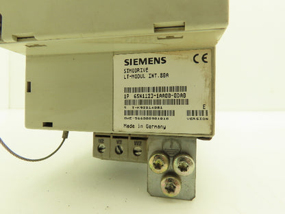 Siemens 6SN1123-1AA00-0DA0 Simodrive Power Supply LT-Module 80A Ver E