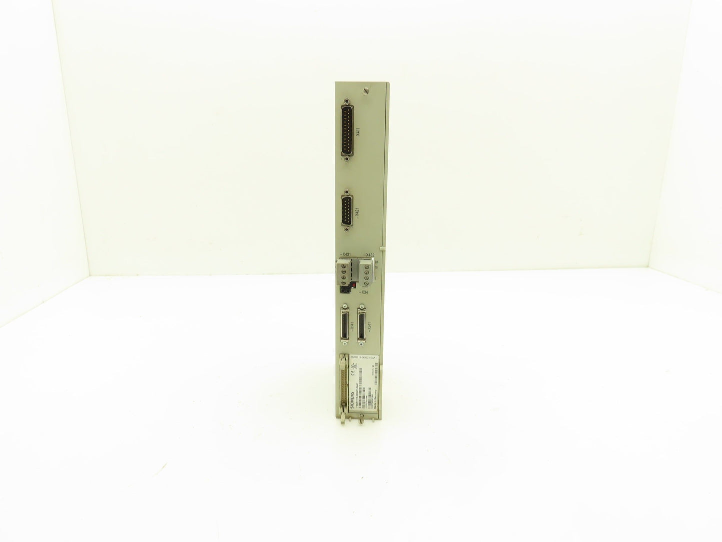 Siemens 6SN1118-0DG21-0AA1 Simodrive Servo Control Module PLC 2 Axis Ver D