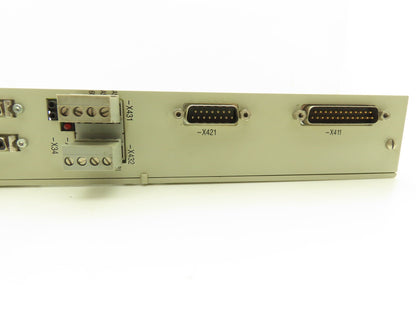 Siemens 6SN1118-0DG21-0AA1 Simodrive Servo Control Module PLC 2 Axis Ver D