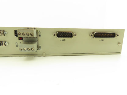 Siemens 6SN1118-0DG21-0AA1 Simodrive Servo Control Module PLC 2 Axis Ver D