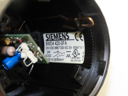 Werma 640 830 00 Signal Light Stack Tower Red Orange Green W/Alarm 24V AC/DC