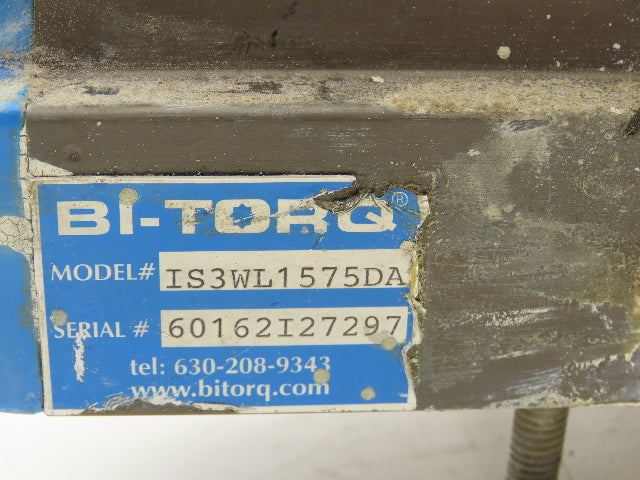 Bi-Torq IS3WL1575DA Valve Actuator Pneumatic Powered