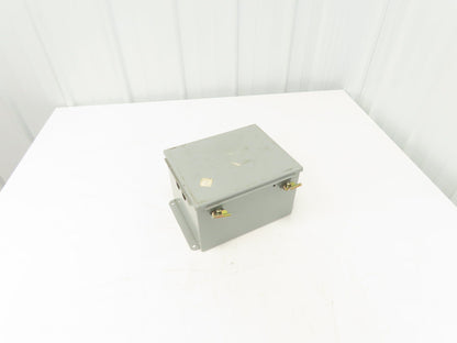 Hoffman A-10086CH Electrical Enclosure JIC Switch Panel Box 10x8x6" Wall Mount