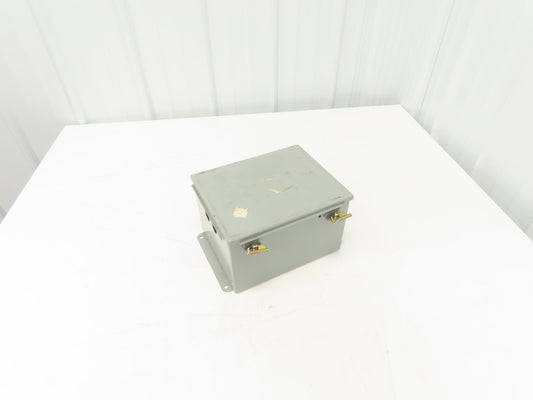 Hoffman A-10086CH Electrical Enclosure JIC Switch Panel Box 10x8x6" Wall Mount