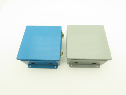 Hoffman A-808CH Electrical Enclosure JIC Switch Panel Box 8X8X4 Lot of 2