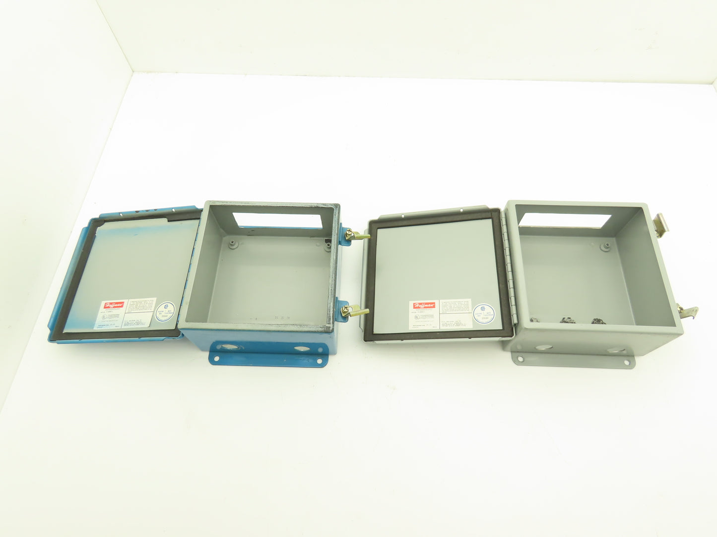 Hoffman A-808CH Electrical Enclosure JIC Switch Panel Box 8X8X4 Lot of 2