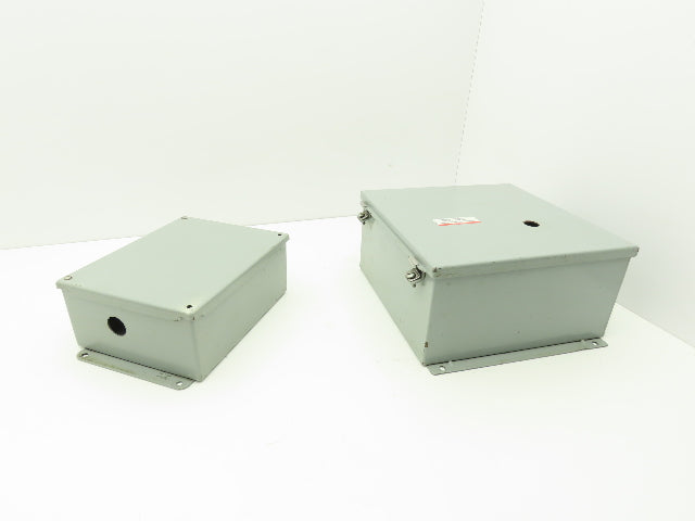Hoffman/Ralston A-1008SC/IBOH-121206 Electrical Enclosure JIC Box Mixed Lot of 2
