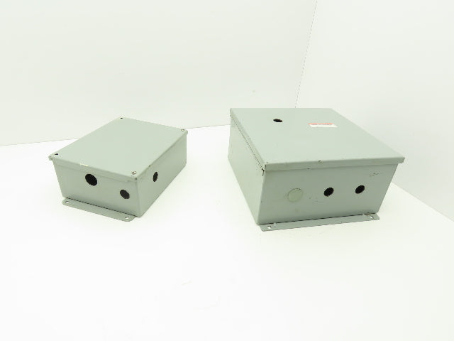 Hoffman/Ralston A-1008SC/IBOH-121206 Electrical Enclosure JIC Box Mixed Lot of 2