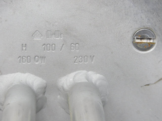 Wolfertze MaWo Immersion Tank Heater Element Stainless L-Tube 1600W 230V 20"x19"