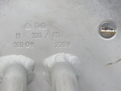 Wolfertze MaWo Immersion Tank Heater Element Stainless L-Tube 1600W 230V 20"x19"