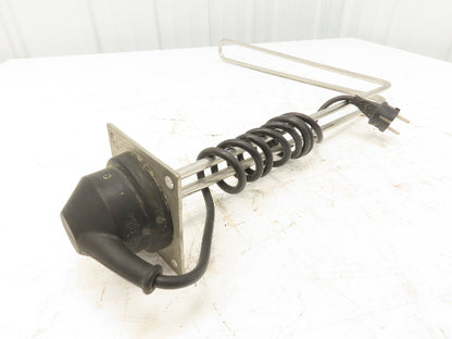 Wolfertze MaWo Immersion Tank Heater Element Stainless L-Tube 1600W 230V 20"x19"