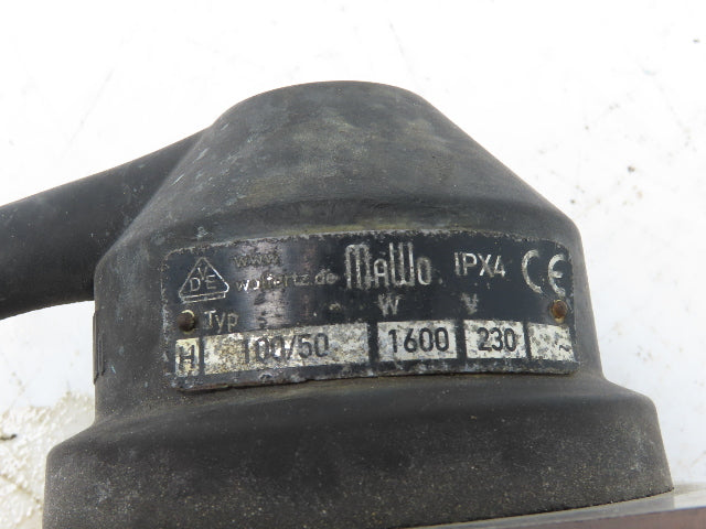 Wolfertze MaWo Immersion Tank Heater Element Stainless L-Tube 1600W 230V 20"x19"