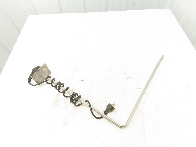 Wolfertze MaWo Immersion Tank Heater Element Stainless L-Tube 1600W 230V 20"x19"