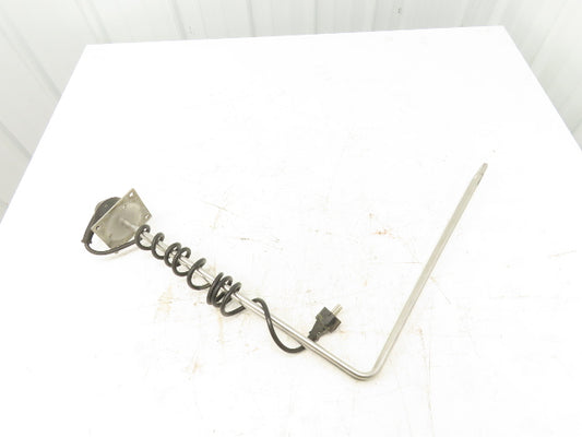 Wolfertze MaWo Immersion Tank Heater Element Stainless L-Tube 1600W 230V 20"x19"