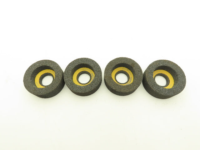 Norton 37C46-JVK Grinding Wheel 5730rpm 4x1.5x1-3/8" Lot of 4