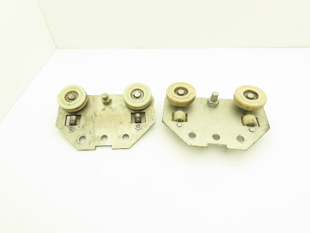 Overhead Crane Hoist Trolley 3" Wheels Lot of 2