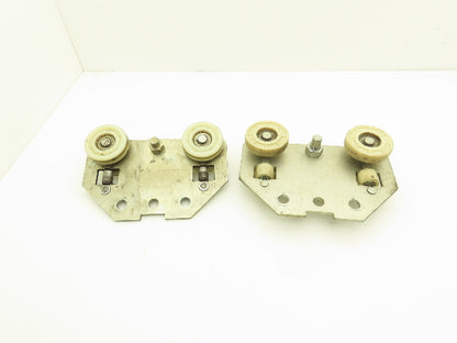 Overhead Crane Hoist Trolley 3" Wheels Lot of 2