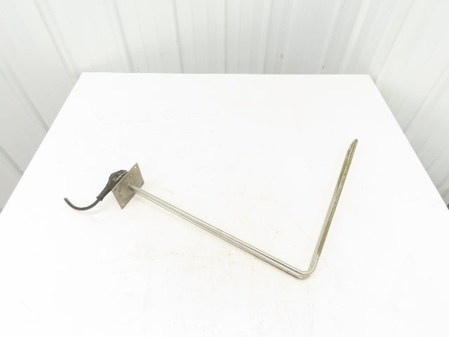 Wolfertze MaWo Immersion Tank Heater Element Stainless L-Tube 1600W 230V 20"x19"