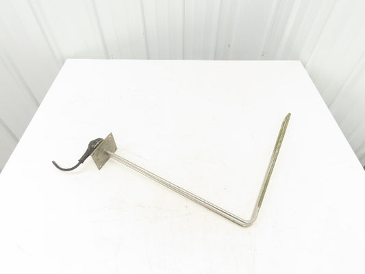 Wolfertze MaWo Immersion Tank Heater Element Stainless L-Tube 1600W 230V 20"x19"