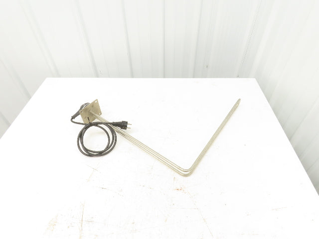 Wolfertze MaWo Immersion Tank Heater Element Stainless L-Tube 1600W 230V 20"x19"