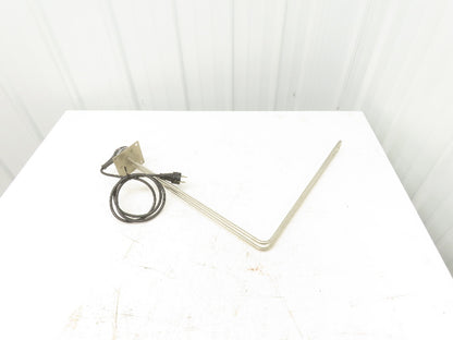 Wolfertze MaWo Immersion Tank Heater Element Stainless L-Tube 1600W 230V 20"x19"