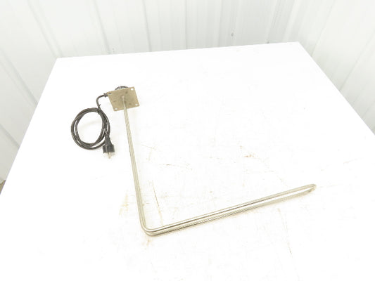 Wolfertze MaWo Immersion Tank Heater Element Stainless L-Tube 1600W 230V 20"x19"