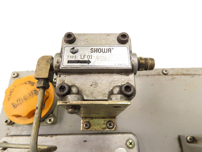 Showa YMAS-3 Automatic Oil Lubrication Piston Pump 12L Tank 110V Motor No 5