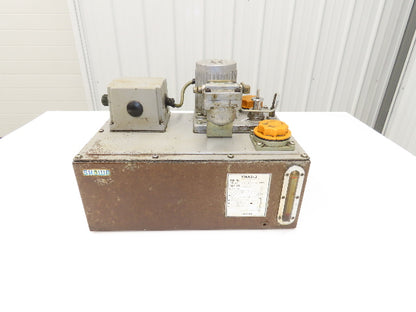 Showa YMAS-3 Automatic Oil Lubrication Piston Pump 12L Tank 110V Motor No 5