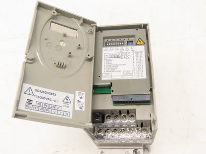 Schneider Electric SD326DU25S2 Stepper Motor AC Drive 230V 1Ph REV 1.013