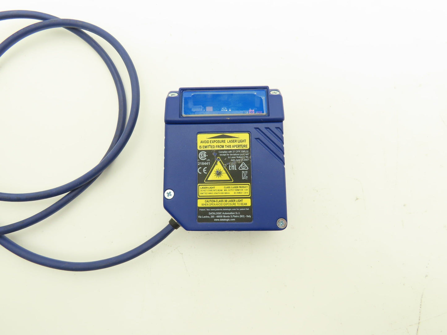 Datalogic DS2100N-1214 Fixed Mount Barcode Scanner 10-30V 12.2 Dist 10.24" Field