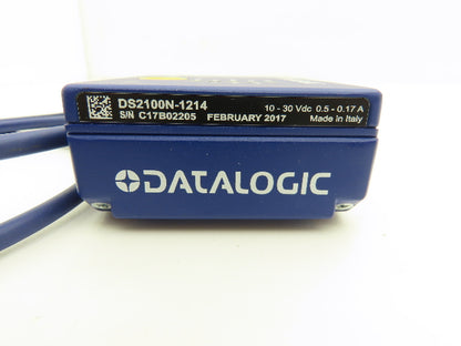 Datalogic DS2100N-1214 Fixed Mount Barcode Scanner 10-30V 12.2 Dist 10.24" Field