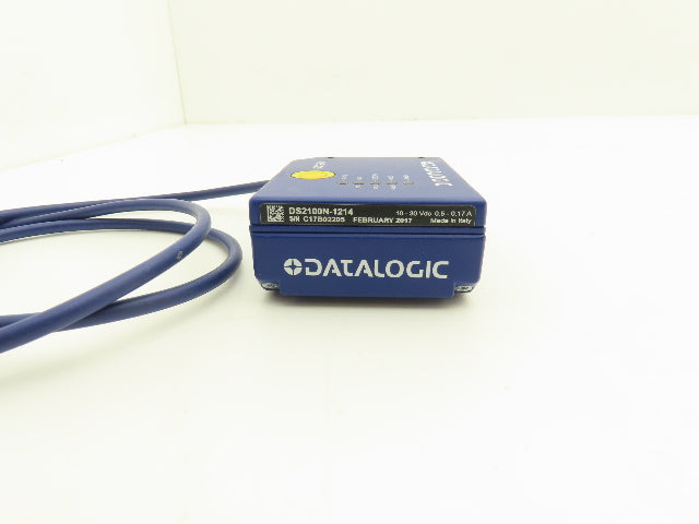 Datalogic DS2100N-1214 Fixed Mount Barcode Scanner 10-30V 12.2 Dist 10.24" Field
