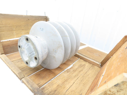 Locke P11000-KC-01 Insulator High Voltage Gray Porcelain 15" H 11" Dia.