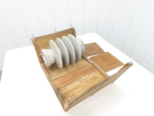 Locke P11000-KC-01 Insulator High Voltage Gray Porcelain 15" H 11" Dia.