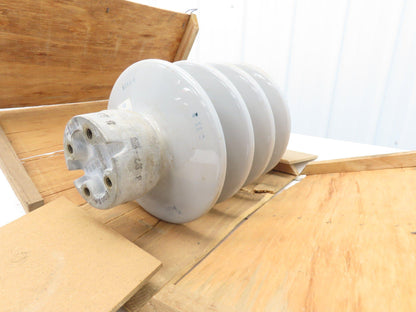 Locke P09001-KC-01 Insulator High Voltage Gray Porcelain 15" H 9" Dia.