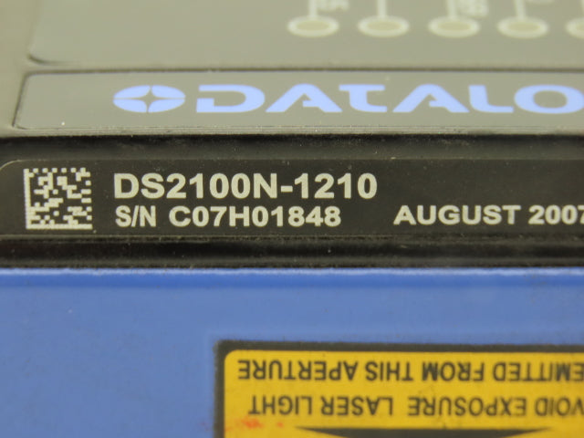 Datalogic DS2100N-1210 Fixed Mount Barcode Scanner 10-30V 12.2 Dist 10.24" Field