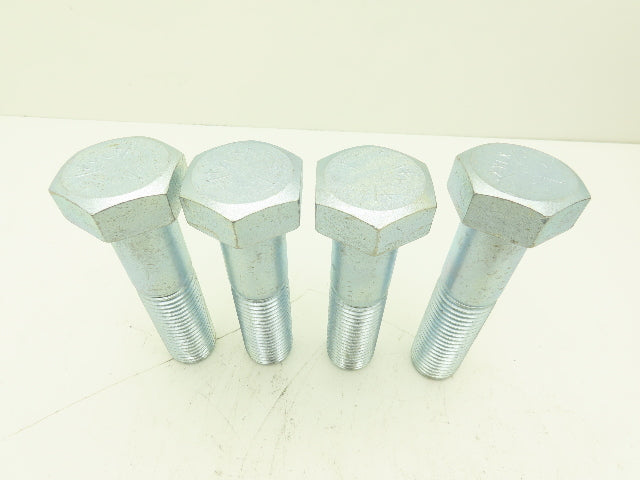 G.5+ZPCr3+ Bolt Hex Cap Screw 1.5"-6 Partial Thread 6" L Grade 5 Lot of 20