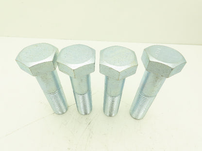 G.5+ZPCr3+ Bolt Hex Cap Screw 1.5"-6 Partial Thread 6" L Grade 5 Lot of 20