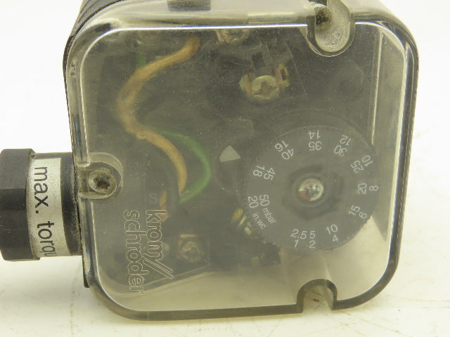 Krom Schroder DG50T Air/Gas Pressure Switch 8.5psi 1-20 In-Wc  Lot of 3