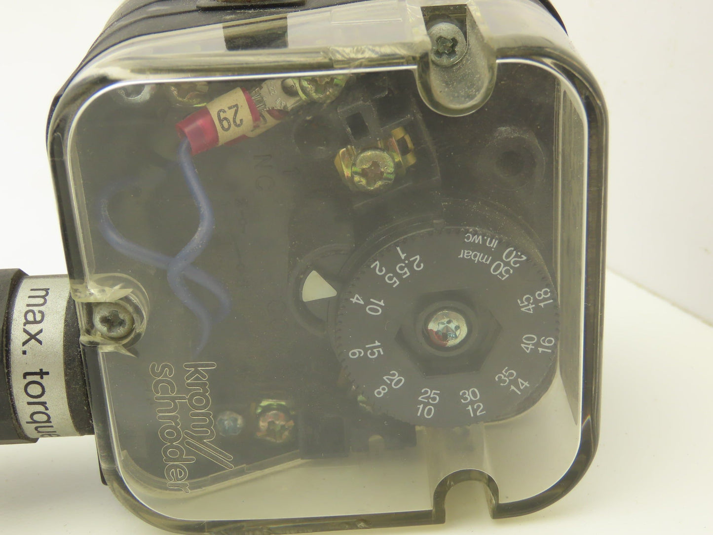 Krom Schroder DG50T Air/Gas Pressure Switch 8.5psi 1-20 In-Wc  Lot of 3