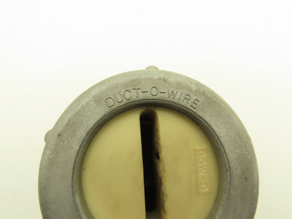 Duct-o-Wire Flat Cable Connector & Bushing Assembly Festoon 1.75" Lot of 6