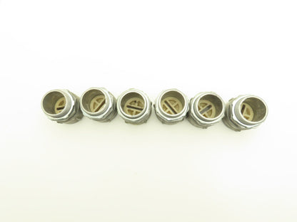 Duct-o-Wire Flat Cable Connector & Bushing Assembly Festoon 1.75" Lot of 6