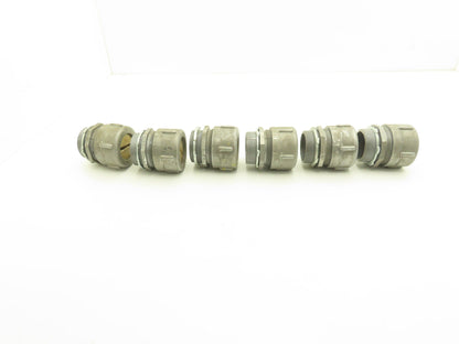 Duct-o-Wire Flat Cable Connector & Bushing Assembly Festoon 1.75" Lot of 6