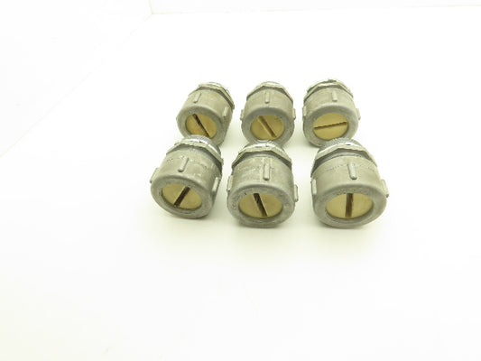 Duct-o-Wire Flat Cable Connector & Bushing Assembly Festoon 1.75" Lot of 6