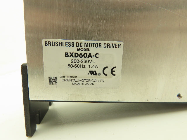 Oriental Motor Co. BXD60A-C Vexta Brushless DC Motor Drive 230V 1Ph